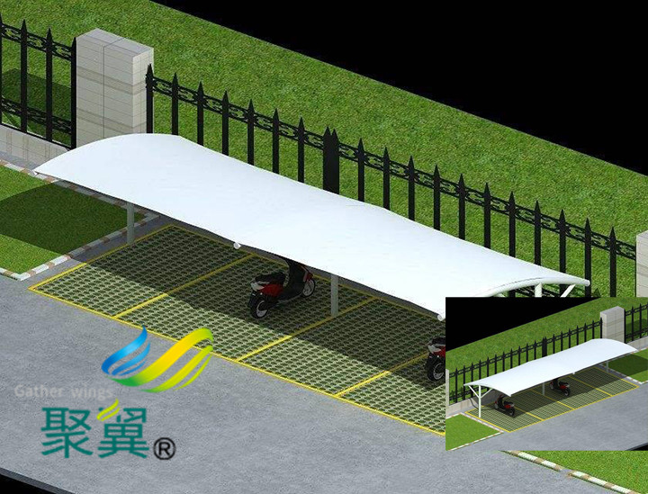  膜結(jié)構(gòu)汽車停車棚使用后提供哪些不錯特點