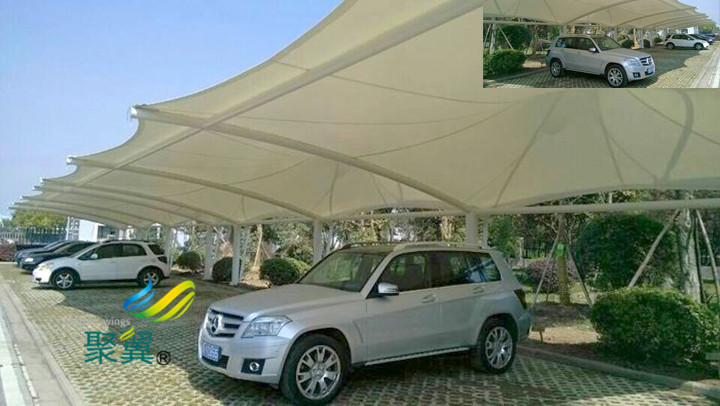 上海汽車停車棚膜結構使用壽命|車棚規(guī)劃安裝