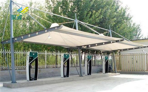 選擇膜結構車棚充電樁膜結構注意事項