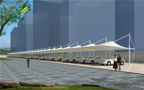 膜結構車棚充電樁車棚18